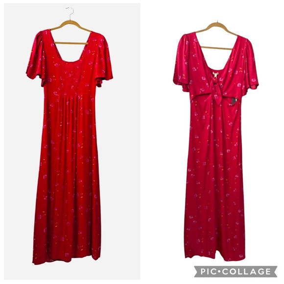 Z Supply Dresses & Skirts - Z Supply Vibrant Red Maxi Dress